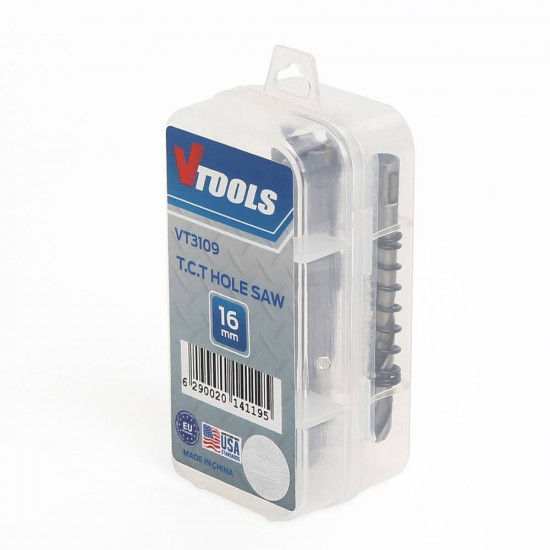 Buy 16mm TCT Hole Saw Cutter with Pilot Drill Bit & Allen Wrench